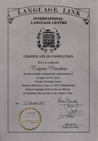 Intensive Refresher Course in TEFL Methodology
